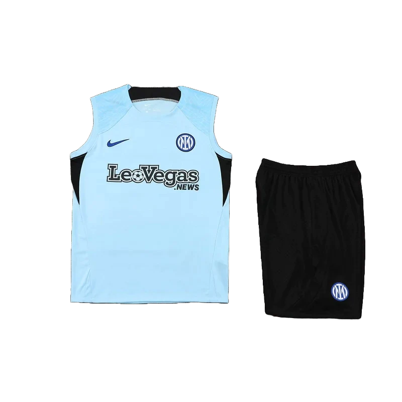 Inter Canotta Pantaloncino Azzurro 2023 24 Gli Artigiani Del Calcio