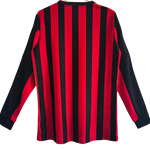 MAGLIA A MANICHE LUNGHE RETRO MILAN HOME 2013/14