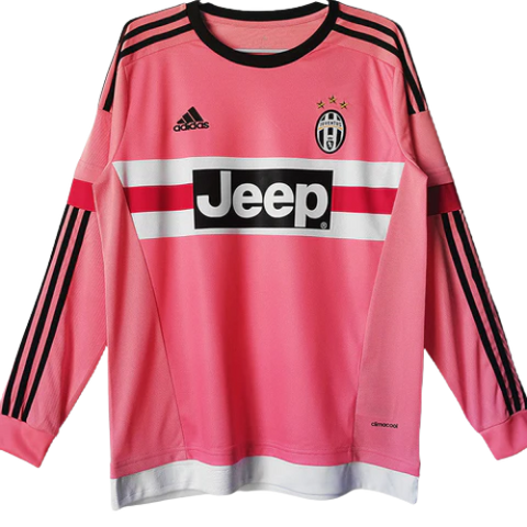 MAGLIA A MANICHE LUNGHE RETRO JUVENTUS TRASFERTA 2015/16