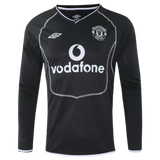 MAGLIA A MANICHE LUNGHE RETRO MANCHESTER UNITED TRASFERTA 2000/01