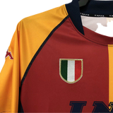 MAGLIA RETRO ROMA HOME 2001/02