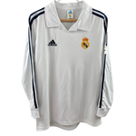 MAGLIA RETRO A MANICHE LUNGHE REAL MADRID HOME 2001