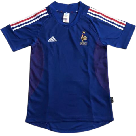 MAGLIA RETRO FRANCIA HOME 2002/03