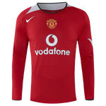 MAGLIA A MANICHE LUNGHE RETRO MANCHESTER UNITED HOME 2004/05