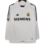 MAGLIA RETRO A MANICHE LUNGHE REAL MADRID HOME 2005