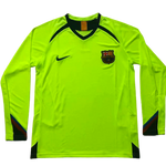 MAGLIA RETRO A MANICHE LUNGHE BARCELONA TRASFERTA 2005/06