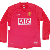 MAGLIA A MANICHE LUNGHE RETRO MANCHESTER UNITED HOME 2007/08