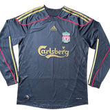 MAGLIA A MANICHE LUNGHE RETRO LIVERPOOL TRASFERTA 2009/10