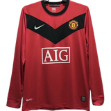 MAGLIA A MANICHE LUNGHE RETRO MANCHESTER UNITED HOME 2009/10