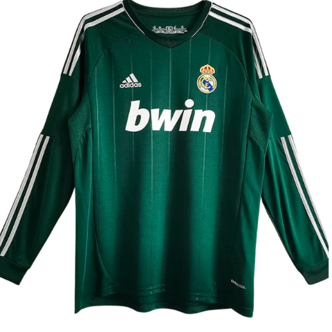 MAGLIA RETRO A MANICHE LUNGHE REAL MADRID TRASFERTA 2012/13