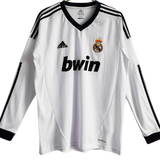 MAGLIA RETRO A MANICHE LUNGHE REAL MADRID HOME 2012/13