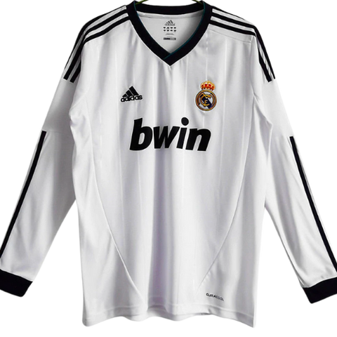 MAGLIA RETRO A MANICHE LUNGHE REAL MADRID HOME 2012/13