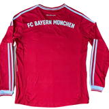 MAGLIA A MANICHE LUNGHE RETRO BAYERN MONACO HOME 2013/14