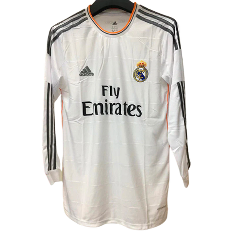 MAGLIA RETRO A MANICHE LUNGHE REAL MADRID HOME 2013/14