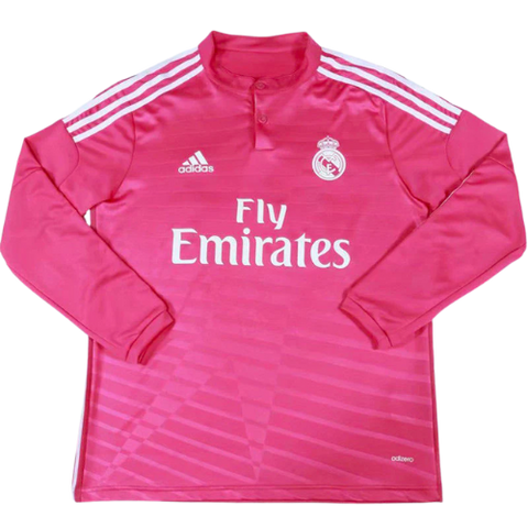 MAGLIA RETRO A MANICHE LUNGHE REAL MADRID TRASFERTA 2014/15