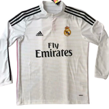 MAGLIA RETRO A MANICHE LUNGHE REAL MADRID HOME 2014/15