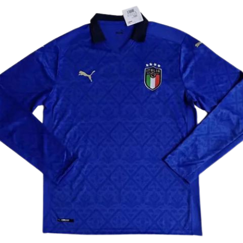 MAGLIA A MANICHE LUNGHE RETRO ITALIA HOME 2020/21