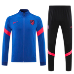 KIT GIACCA A ZIP + TUTA BLU-ROSSA ATLETICO MADRID 2021/22