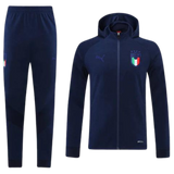 KIT GIACCA A ZIP CON CAPPUCCIO + TUTA ITALIA 2021/22