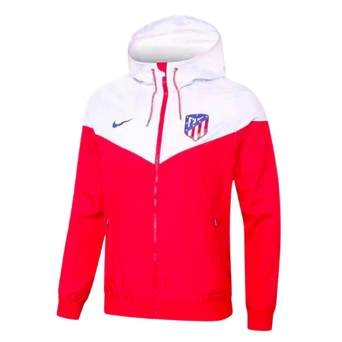 GIACCA A ZIP CON CAPPUCCIO ATLETICO MADRID FUCSIA 2021/22