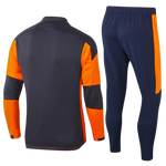 KIT GIACCA ARANCIO BLU A ZIP + TUTA VALENCIA 2021/22