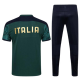 KIT MAGLIA VERDE SCURA + TUTA ITALIA 2021/22