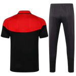 KIT POLO ROSSA NERA + TUTA LIVERPOOL 2021/22