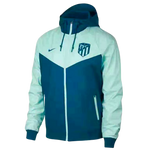 GIACCA A ZIP CON CAPPUCCIO ATLETICO MADRID VERDE 2021/22