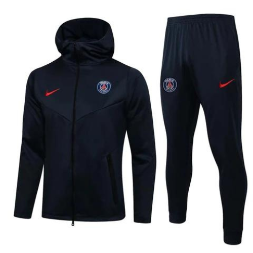 KIT GIACCA A ZIP CON CAPPUCCIO + TUTA PSG X JORDAN 2021/22