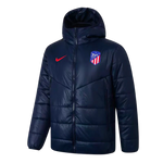 GIUBBOTTO INVERNALE CON CAPPUCCIO NERO ATLETICO MADRID 2021/22