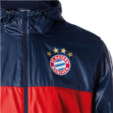 GIACCA A ZIP CON CAPPUCCIO IMBOTTITO ANTI-VENTO BAYERN MONACO 2021/22