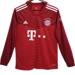 MAGLIA A MANICHE LUNGHE BAYERN MONACO HOME 2021/22