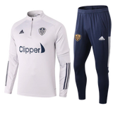 KIT GIACCA BIANCA A ZIP + TUTA LEEDS UNITED 2021/22