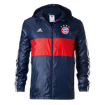 GIACCA A ZIP CON CAPPUCCIO IMBOTTITO ANTI-VENTO BAYERN MONACO 2021/22