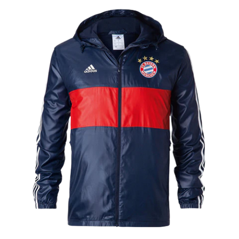 GIACCA A ZIP CON CAPPUCCIO IMBOTTITO ANTI-VENTO BAYERN MONACO 2021/22