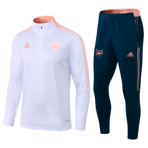 KIT GIACCA ROSA A ZIP + TUTA ARSENAL 2021/22