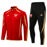 KIT GIACCA ORO ROSSO A ZIP + TUTA ARSENAL 2021/22