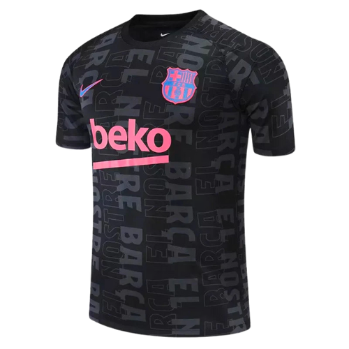 MAGLIA ALLENAMENTO BARCELONA NERA 2021 22 Gli Artigiani Del Calcio