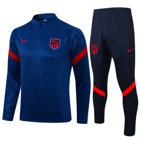 KIT GIACCA + TUTA BLU ATLETICO MADRID 2021/22