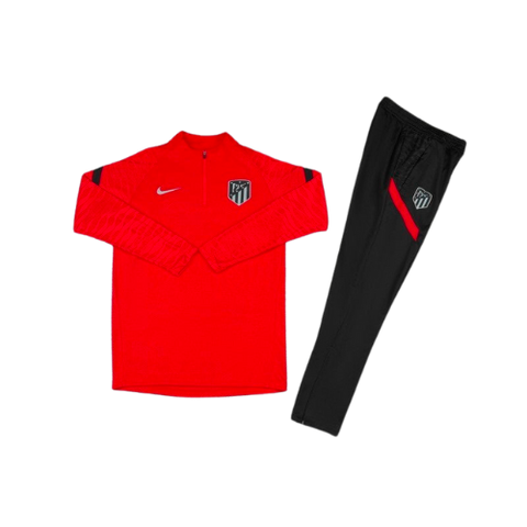 KIT GIACCA CON ZIP + TUTA ROSSA ATLETICO MADRID 2021/22