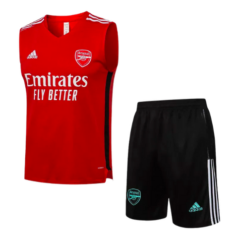 KIT MAGLIA SMANICATO ROSSA + PANTALONCINI ARSENAL 2021/22