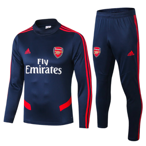 KIT MAGLIA A MANICHE LUNGHE FELPATA + TUTA ARSENAL 2021/22