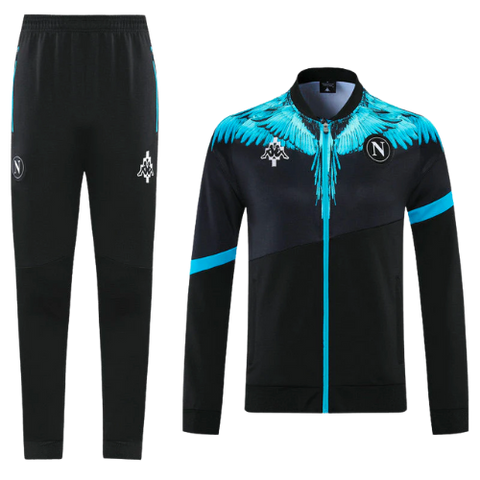 KIT GIACCA + TUTA NERA NAPOLI X MARCELO BURLON LIMITED EDITION 2021/22