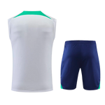 KIT MAGLIA SMANICATA + PANTALONCINI ALLENAMENTO INTER 2022/23 BIANCO