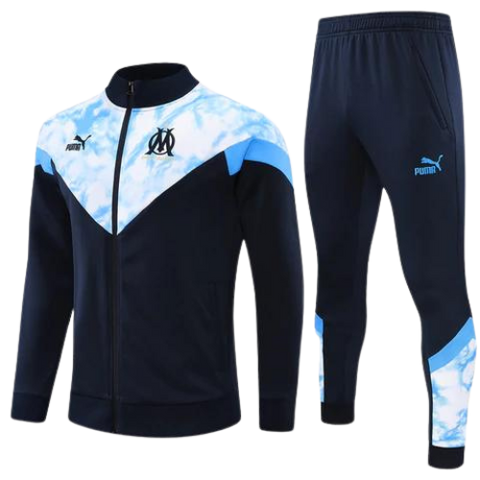 KIT GIACCA A ZIP + TUTA MARSIGLIA BLU 2022/23