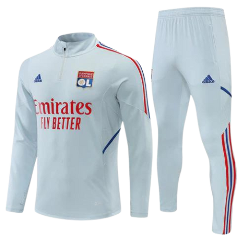 KIT GIACCA BIANCA + TUTA OLYMPIQUE LIONE 2022/23