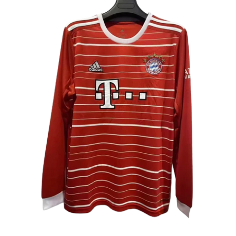 MAGLIA A MANICHE LUNGHE BAYERN MONACO HOME 2022/23