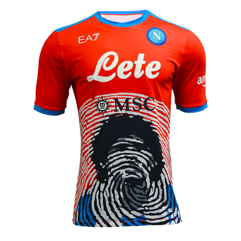 MAGLIA ROSSA NAPOLI TRIBUTO MARADONA 2022/23