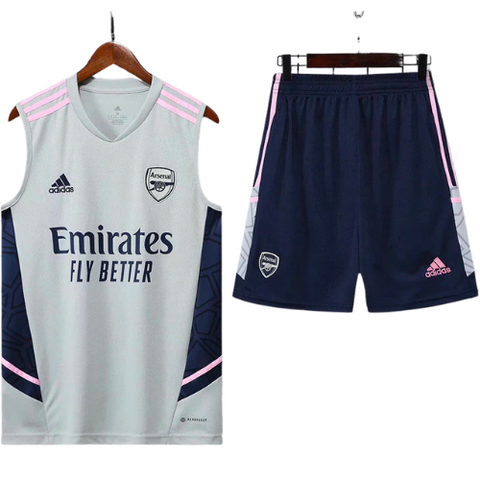 KIT MAGLIA GRIGIA + PANTALONCINI ARSENAL 2022/23