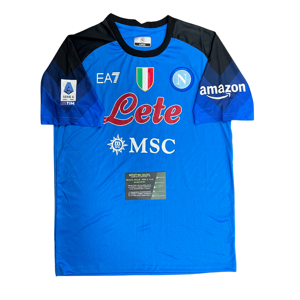 Abbigliamento Calcio Maglietta Ufficiale SSC Napoli Scudetto 2022